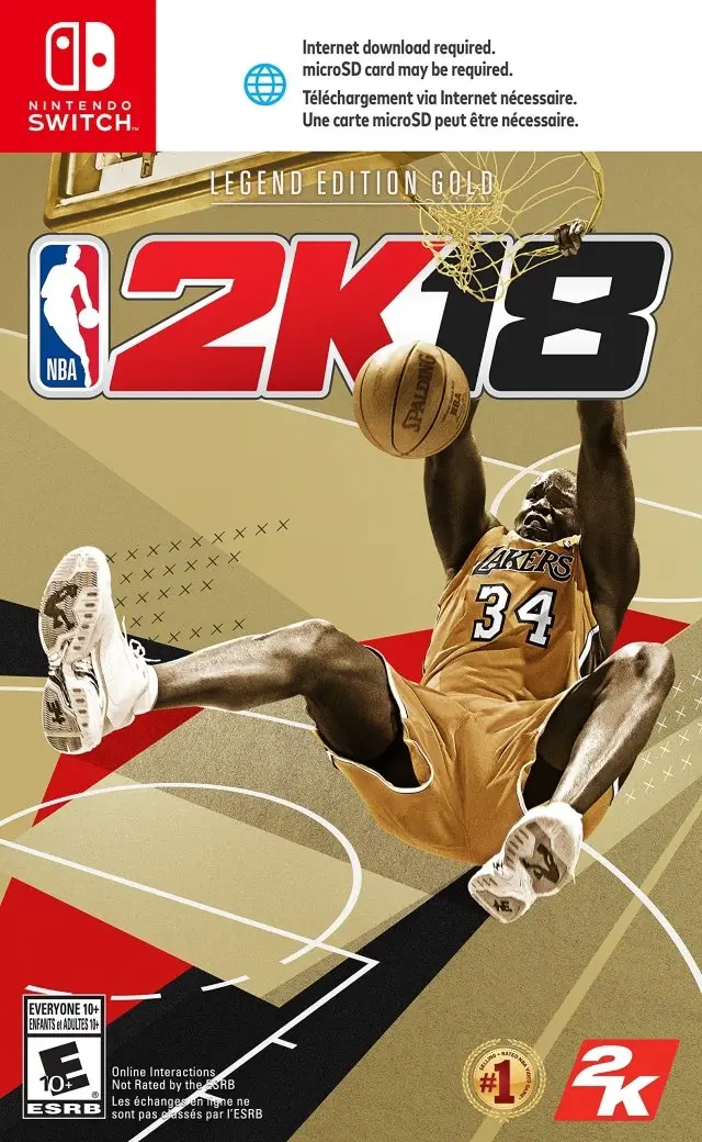 Capa de NBA 2K18 [Legend Edition Gold]