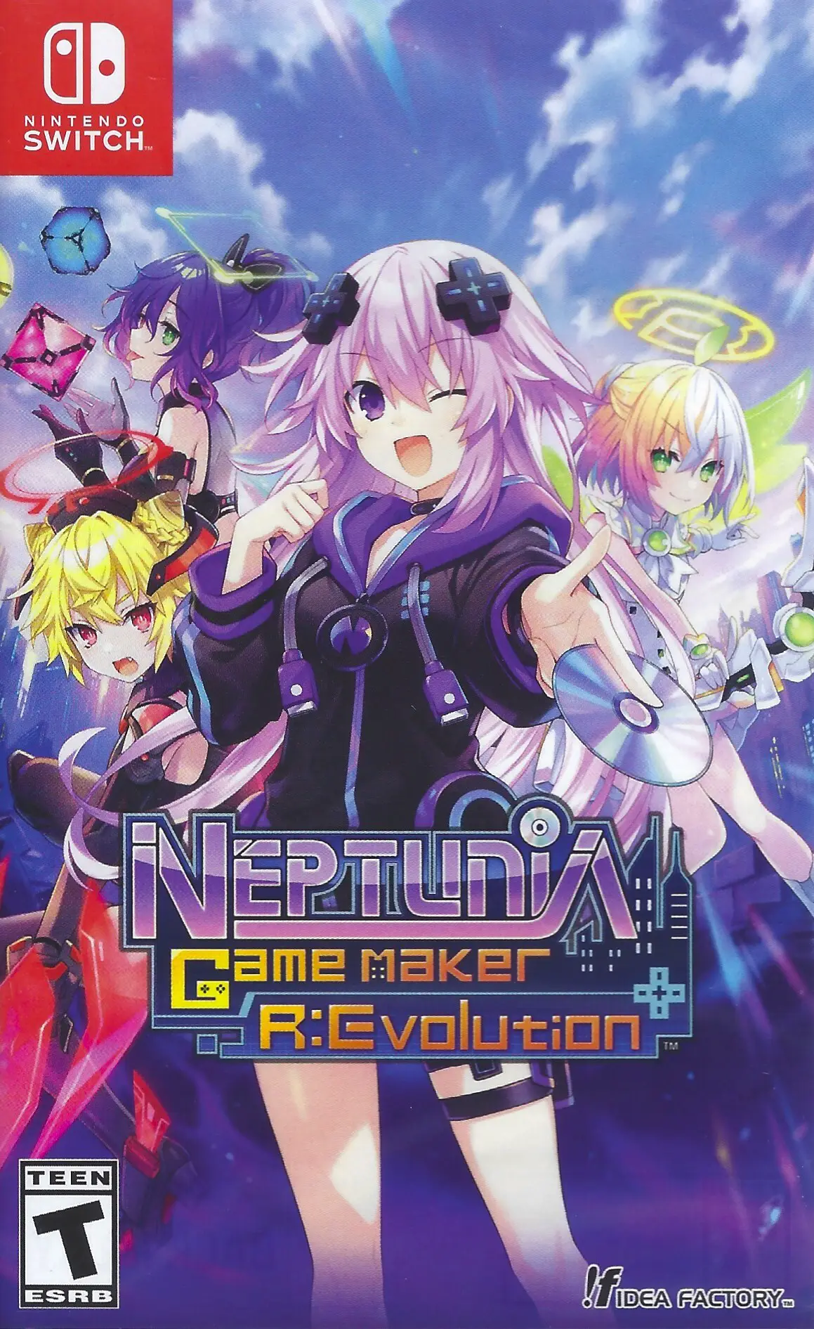 Capa de Neptunia Game Maker R:Evolution