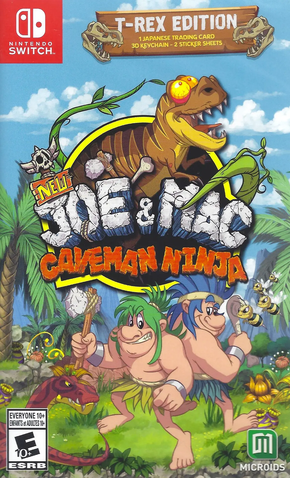 Capa de New Joe & Mac: Caveman Ninja [T-Rex Edition]
