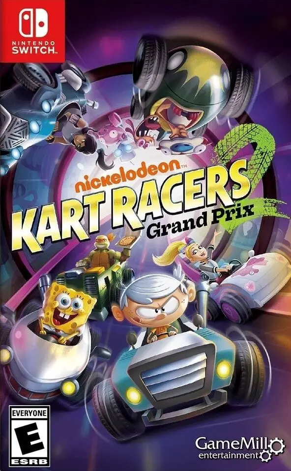 Capa de Nickelodeon Kart Racers 2 Grand Prix