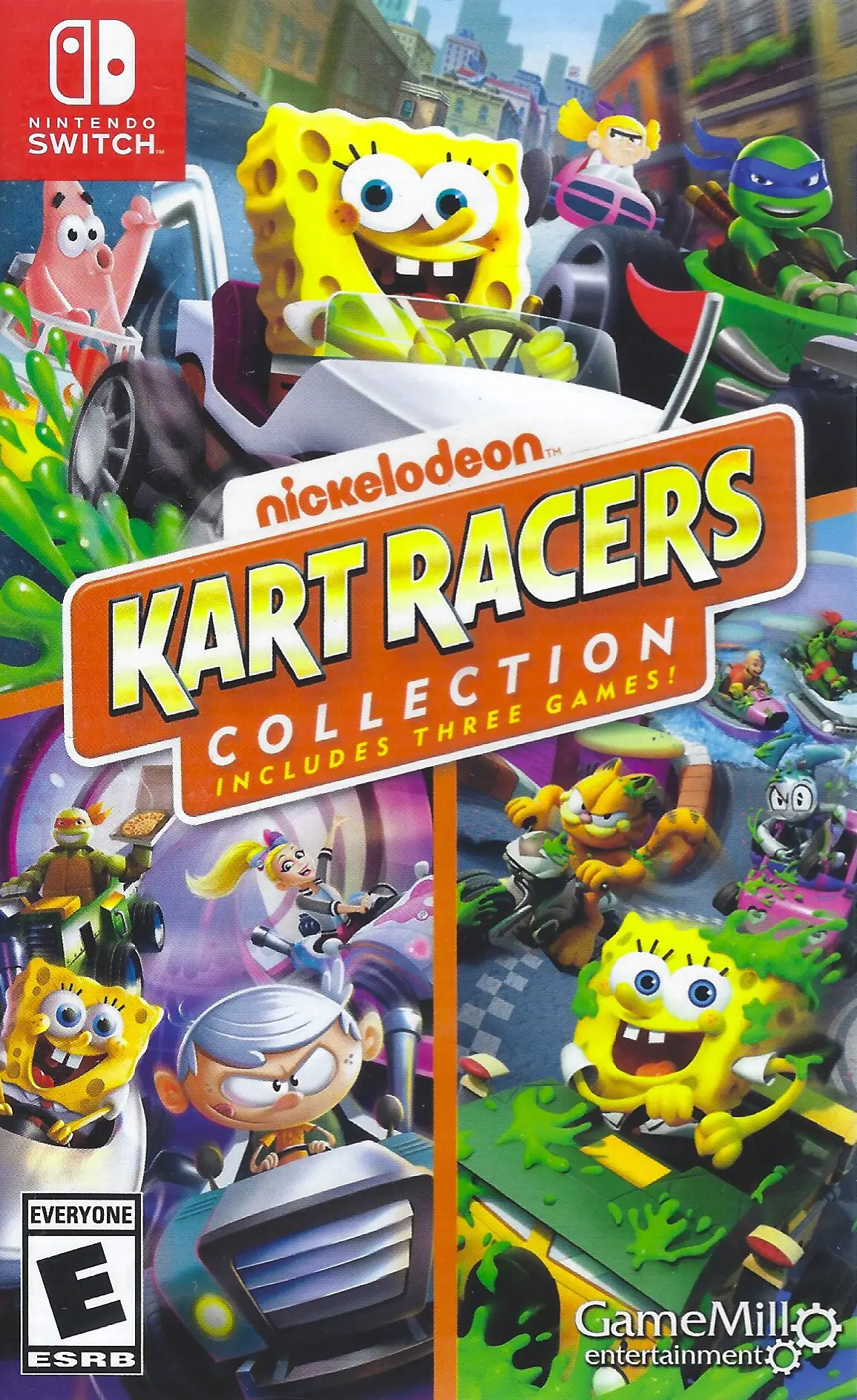 Capa de Nickelodeon Kart Racers Collection