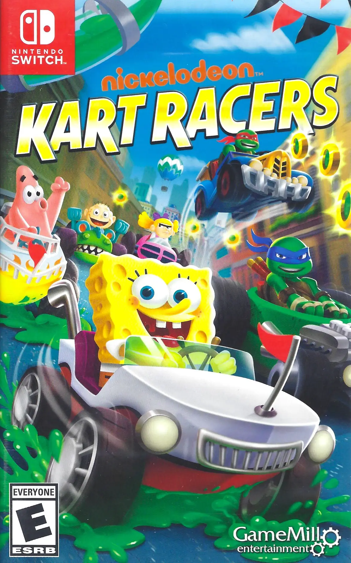 Capa de Nickelodeon Kart Racers