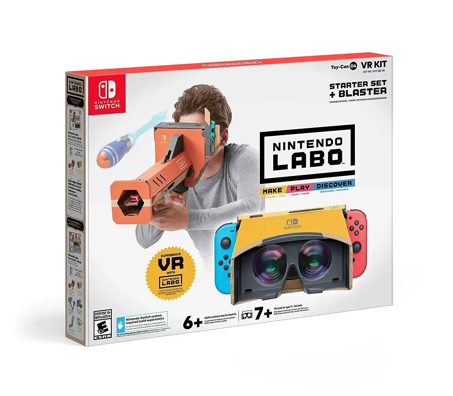 Capa de Nintendo Labo ToyCon 04 VR Kit Starter Set + Blaster