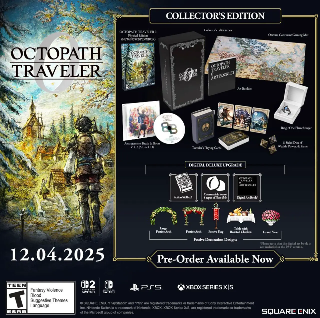Capa de Octopath Traveler 0 [Collector's Edition]
