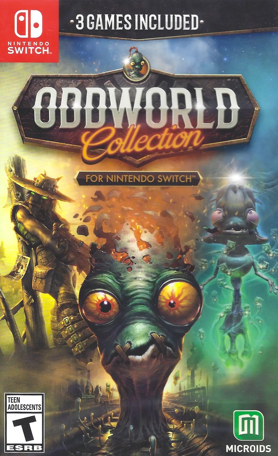 Capa de Oddworld Collection