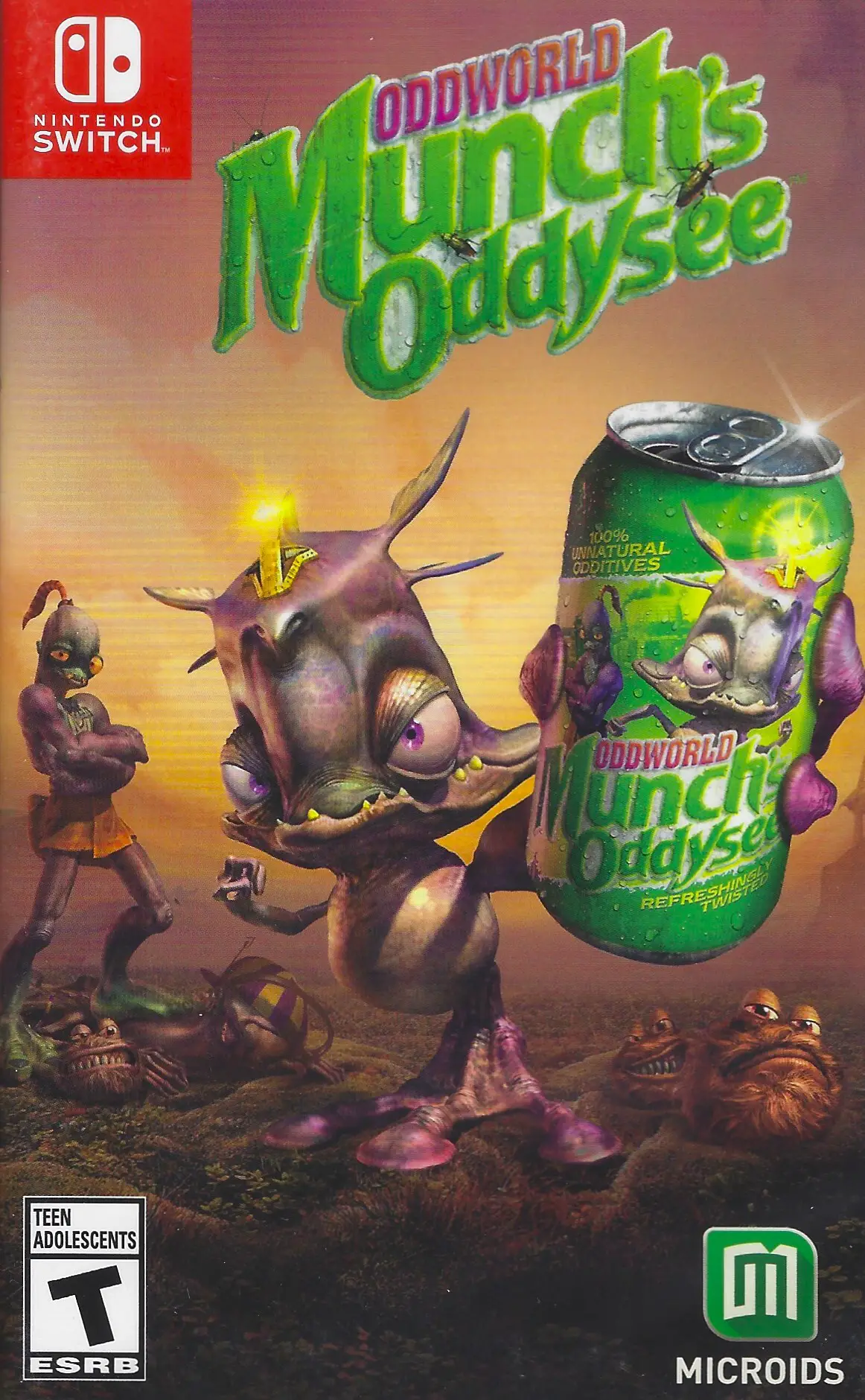 Capa de Oddworld: Munch's Oddysee