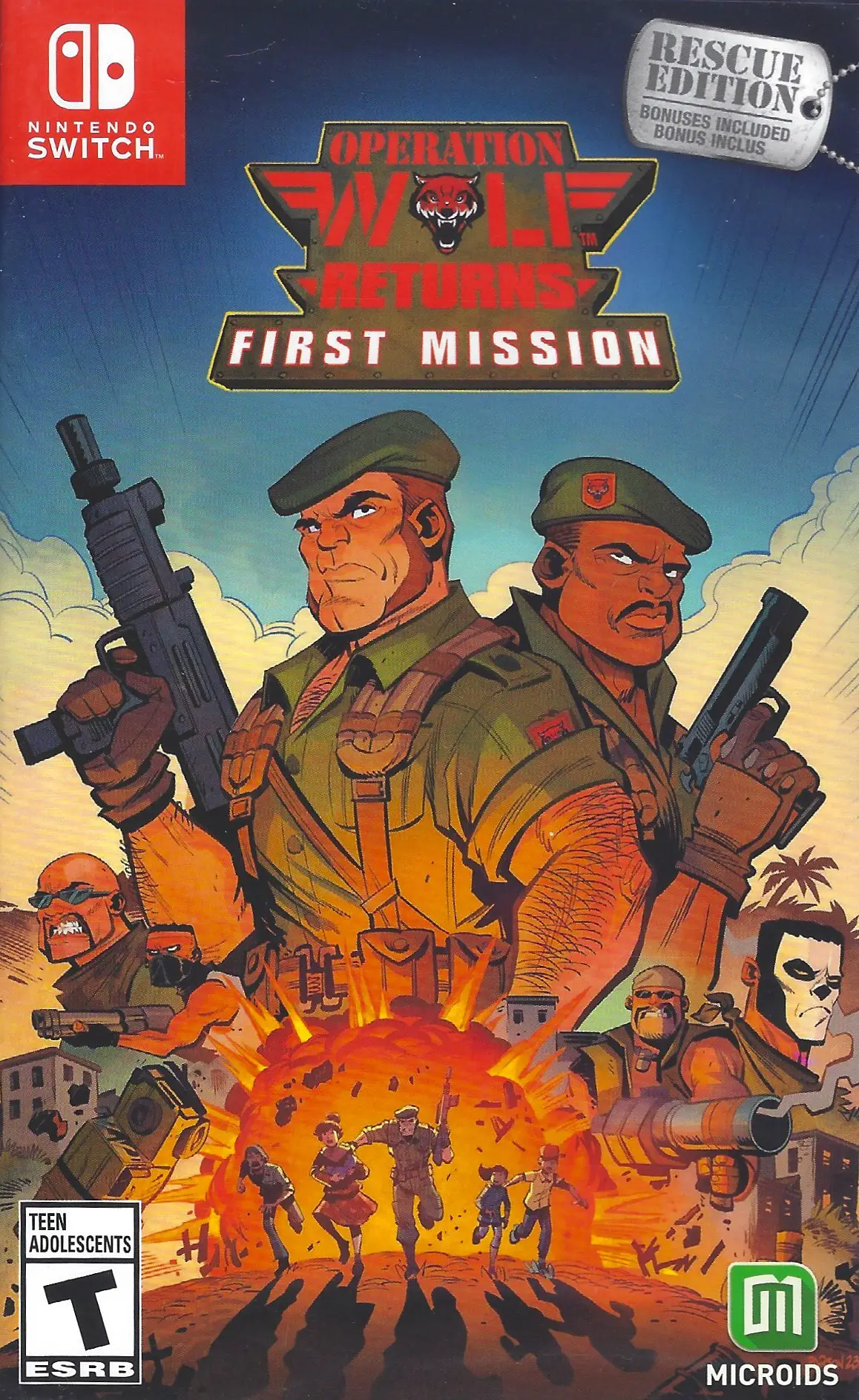 Capa de Operation Wolf Returns: First Mission [Rescue Edition]