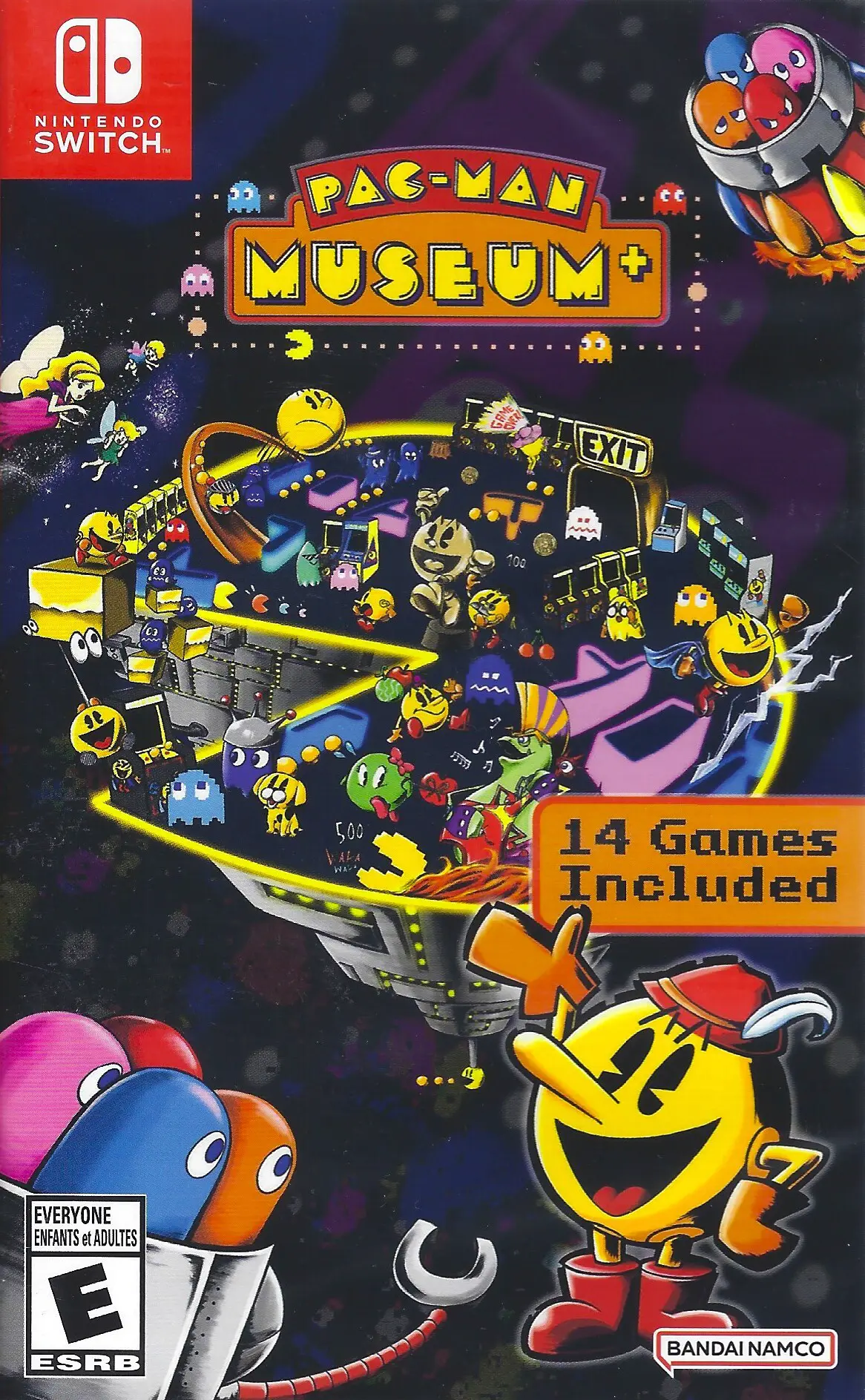 Capa de Pac-Man Museum+