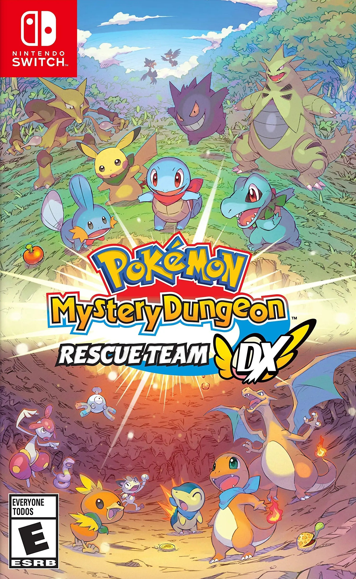 Capa de Pokémon Mystery Dungeon: Rescue Team DX