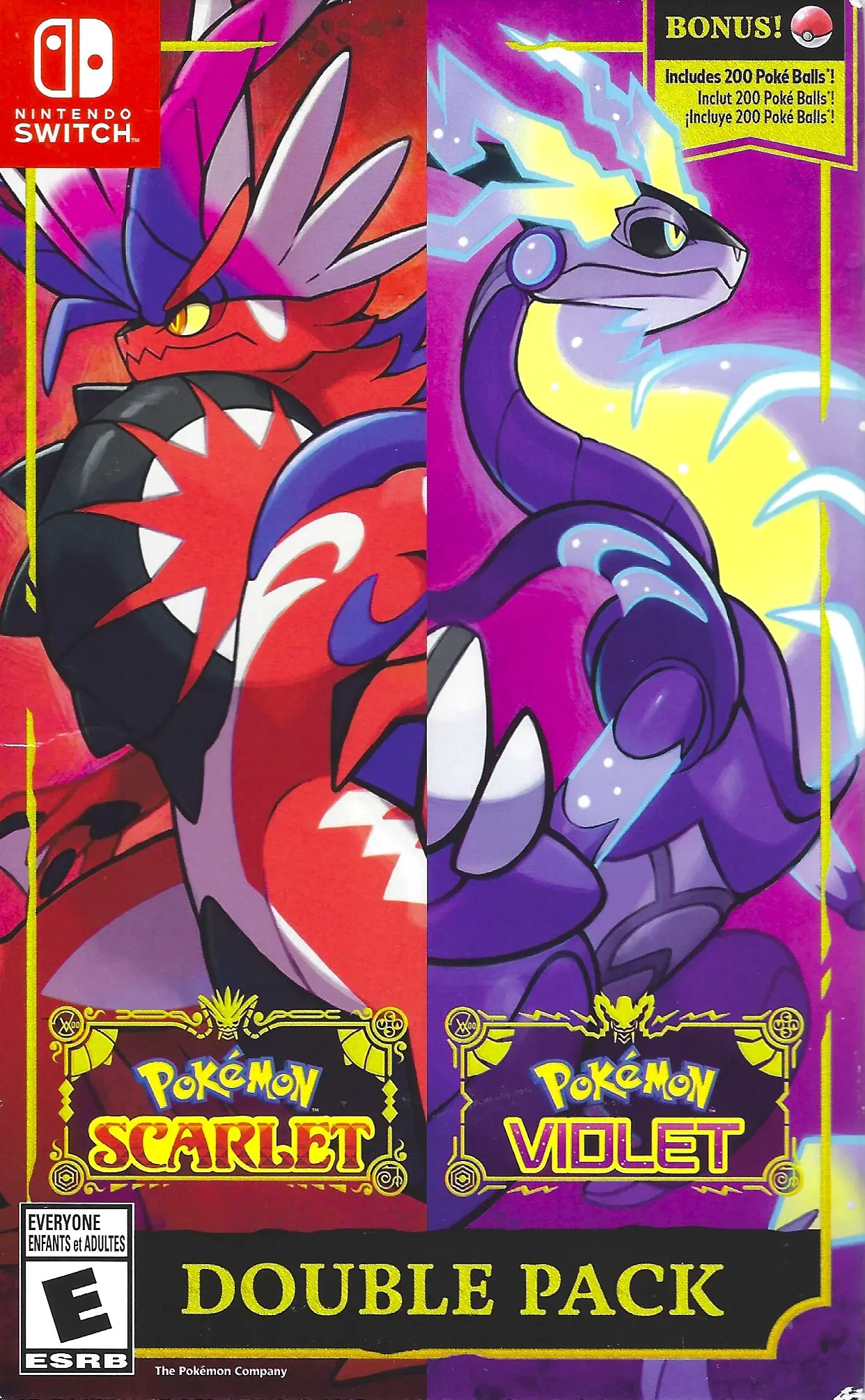 Capa de Pokémon Scarlet & Pokémon Violet Double Pack