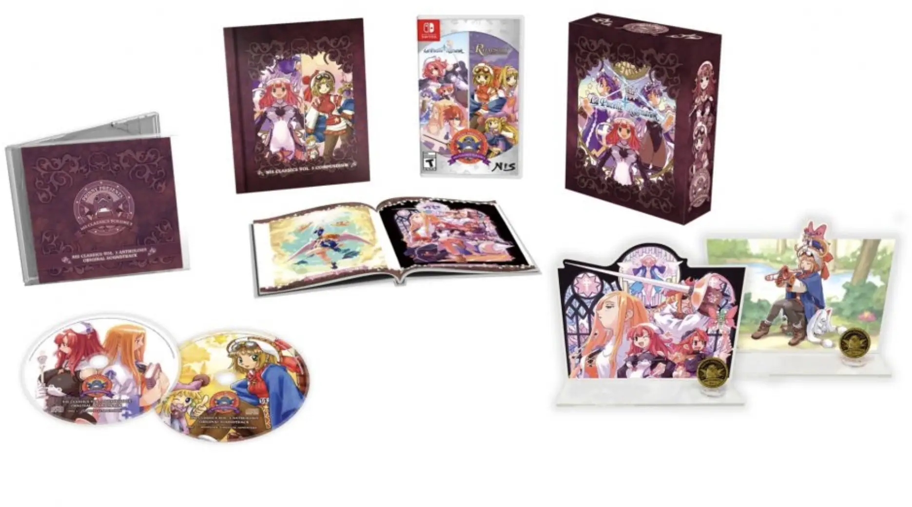Capa de Prinny Presents NIS Classics Volume 3: La Pucelle: Ragnarok / Rhapsody: A Musical Adventure Limited Edition