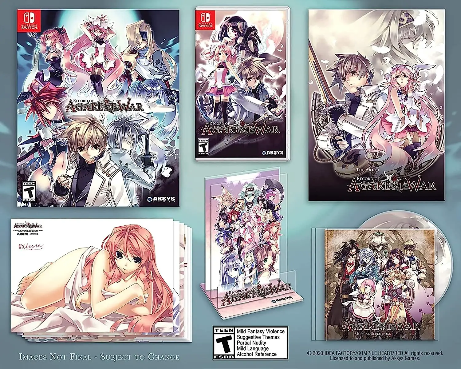 Capa de Record Of Agarest War [15th Anniversary Limited Edition]
