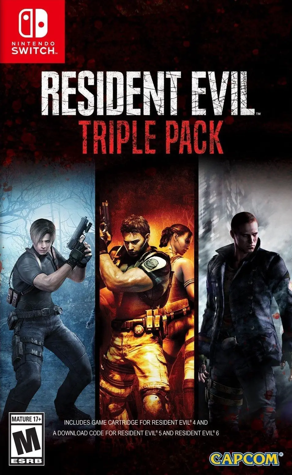 Capa de Resident Evil Triple Pack