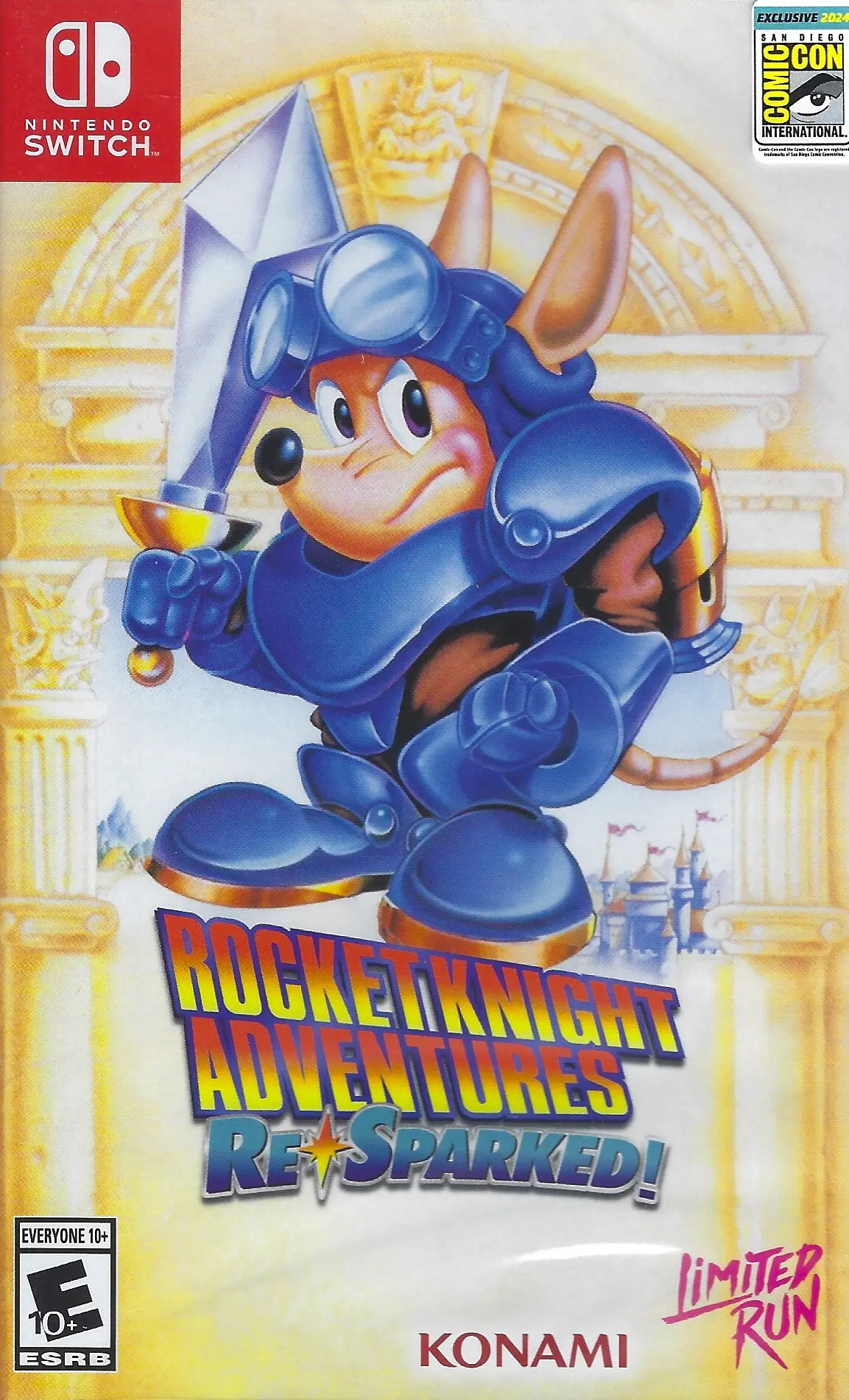 Capa de Rocket Knight Adventures: Re-Sparked! [SDCC 2024]