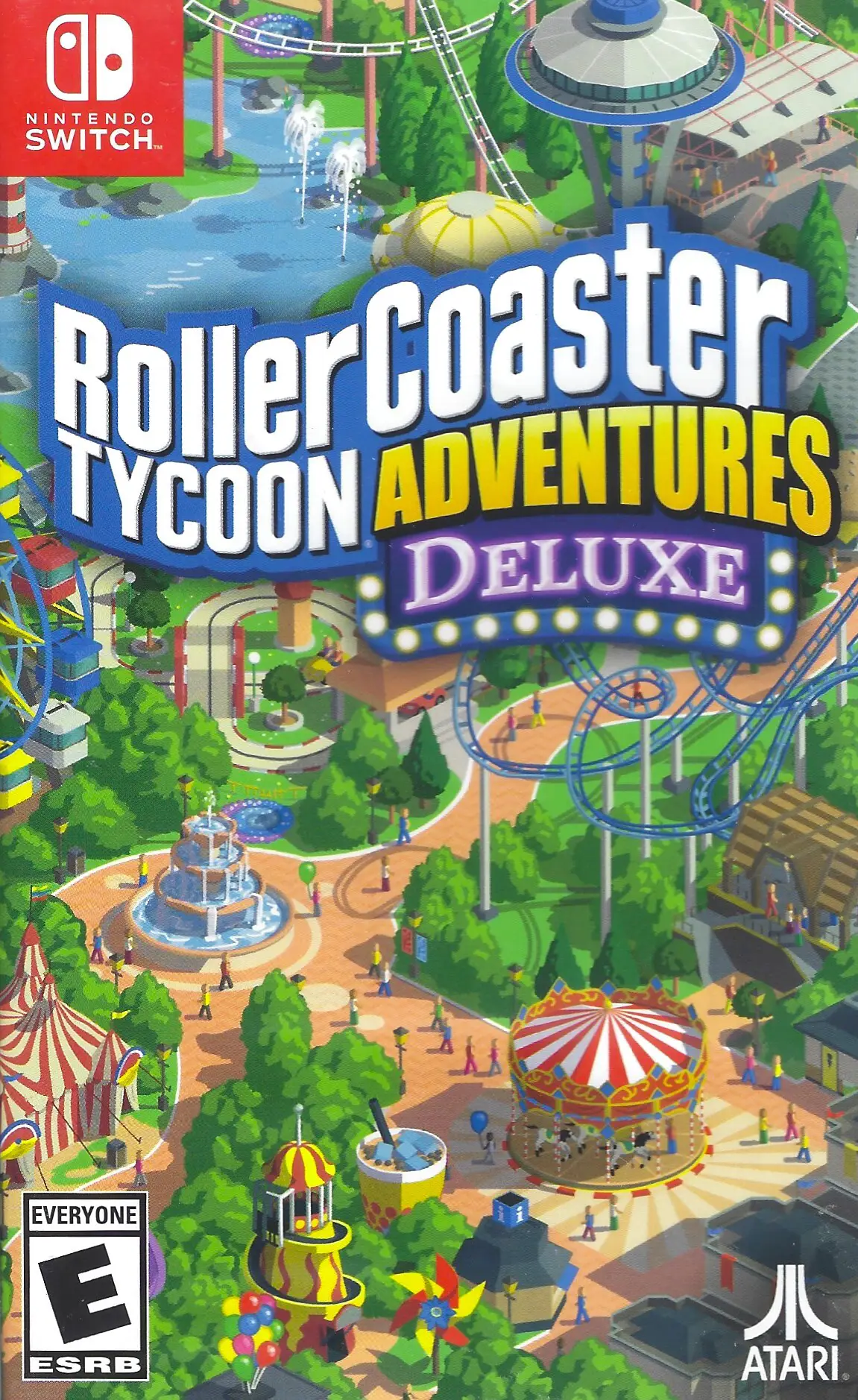 Capa de RollerCoaster Tycoon Adventures Deluxe