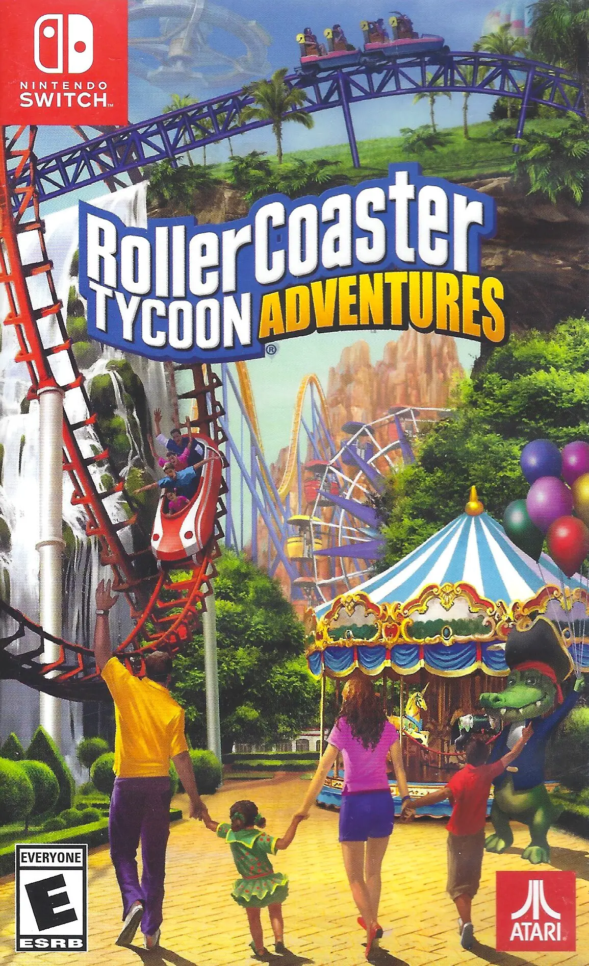 Capa de RollerCoaster Tycoon Adventures