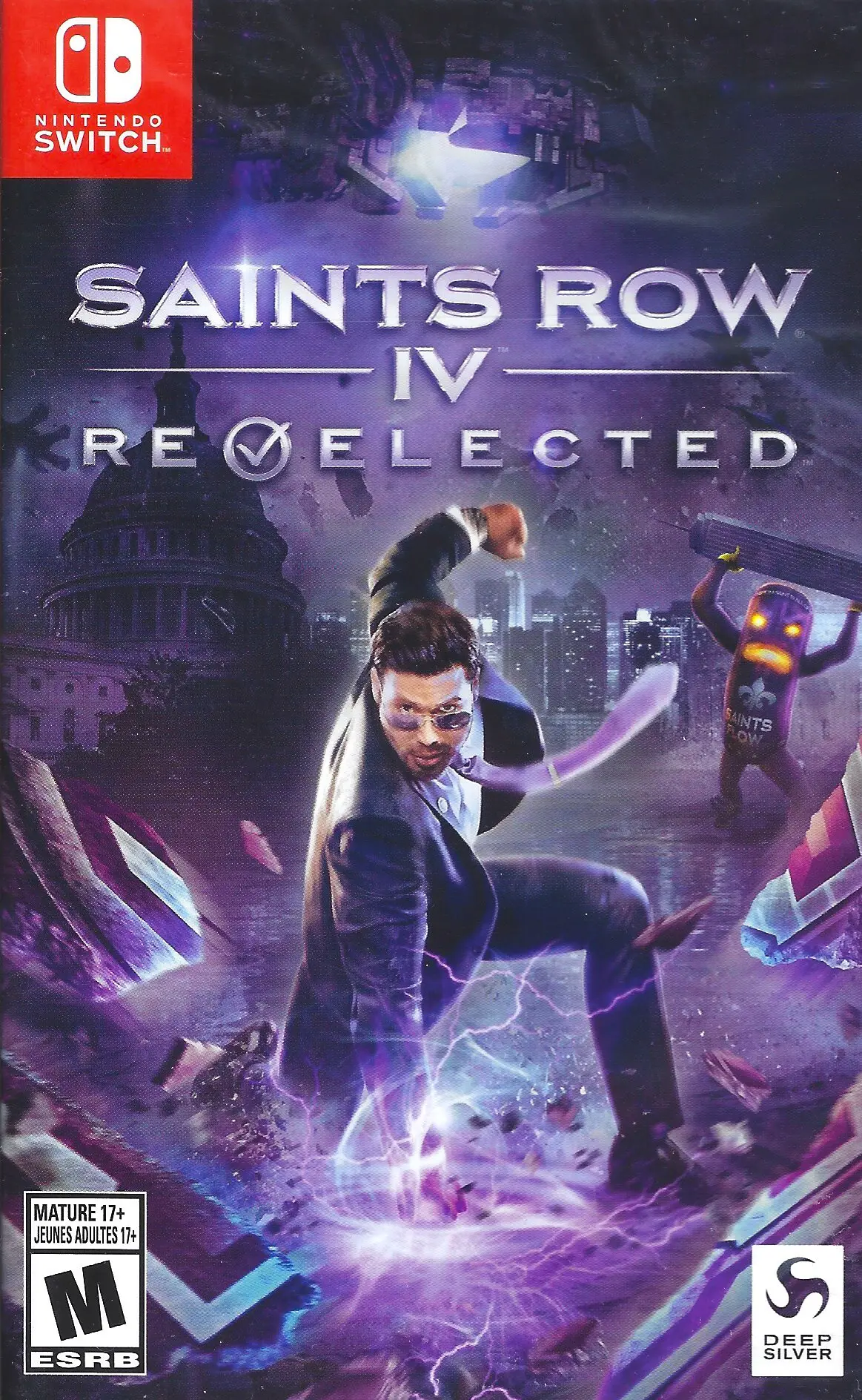 Capa de Saints Row IV: Re-elected