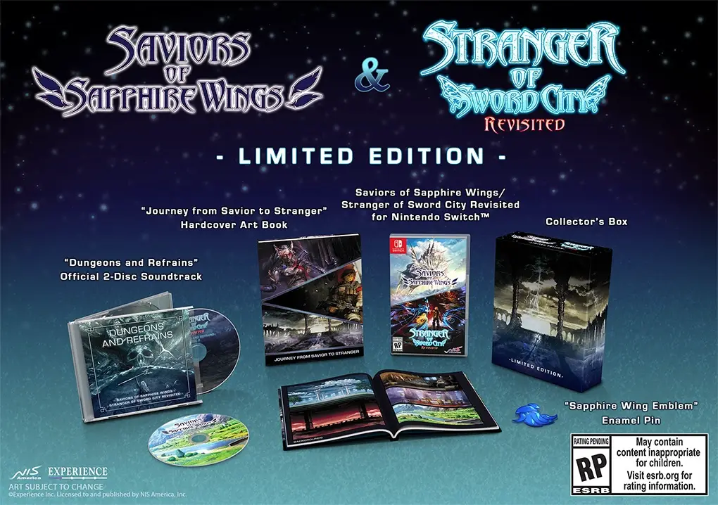 Capa de Saviors of Sapphire Wings / Stranger of Sword City Revisited [Limited Edition]