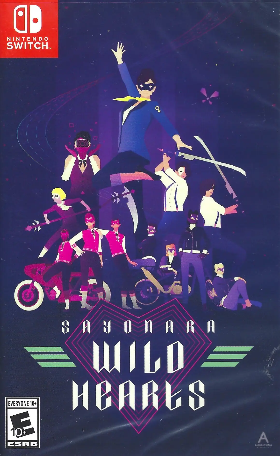 Capa de Sayonara Wild Hearts