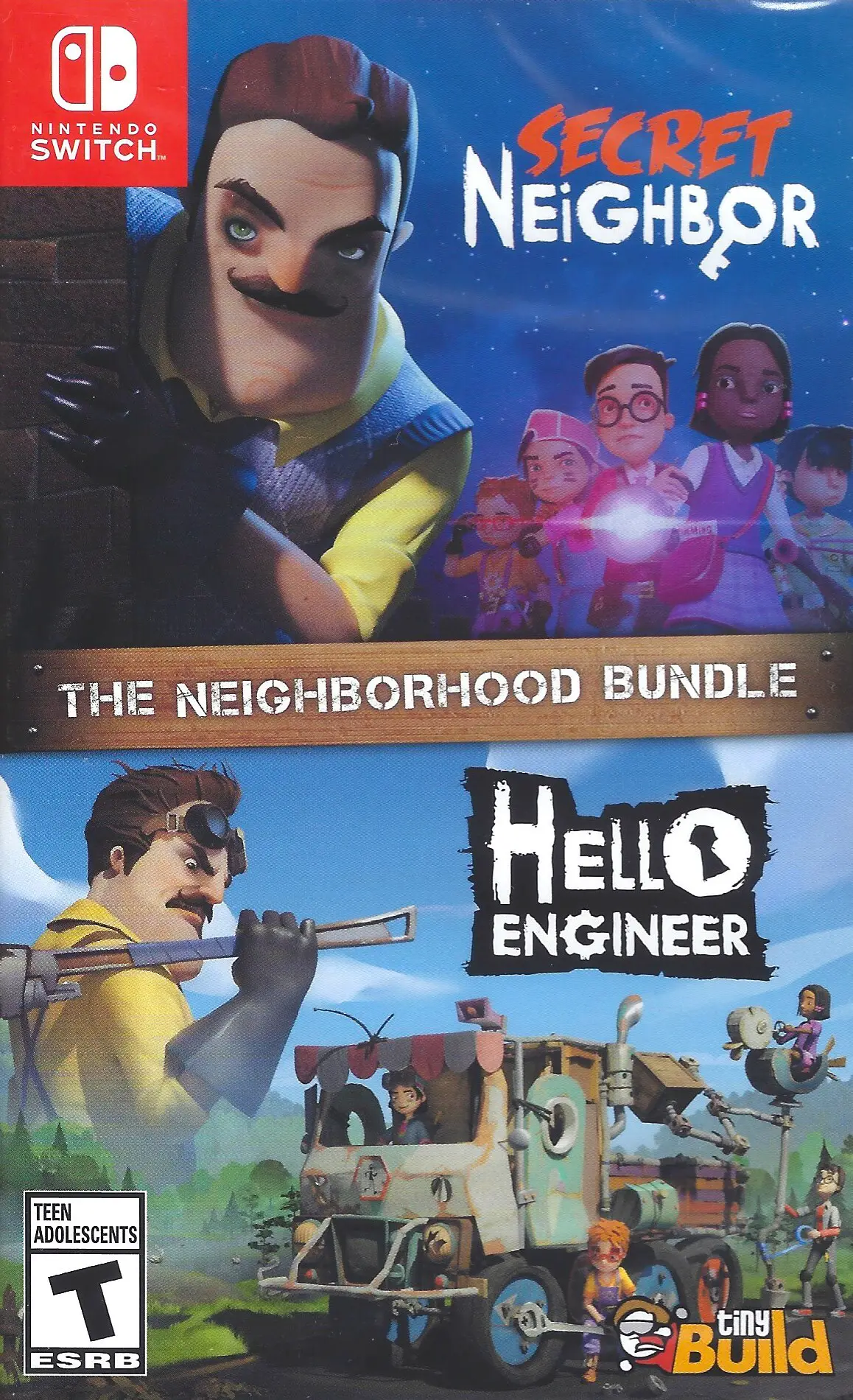 Capa de Secret Neighbor + Hello Engineer: The Neighborhood Bundle