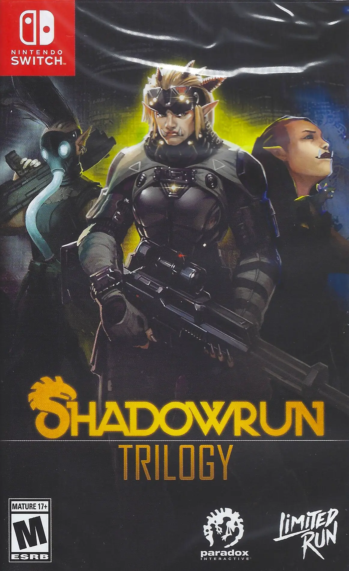 Capa de Shadowrun Trilogy