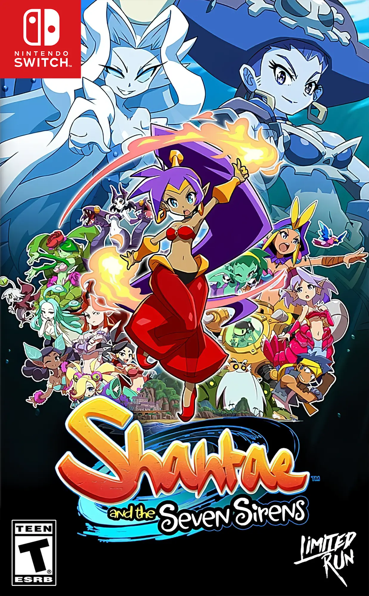 Capa de Shantae and the Seven Sirens