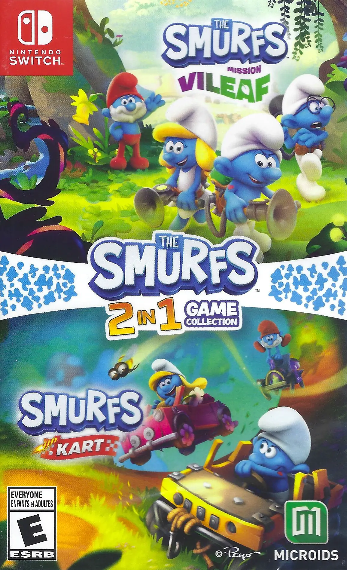 Capa de Smurfs - 2 in 1 Game Collection