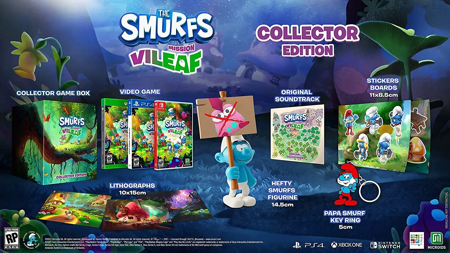 Capa de Smurfs: Mission Vileaf - Collector's Edition