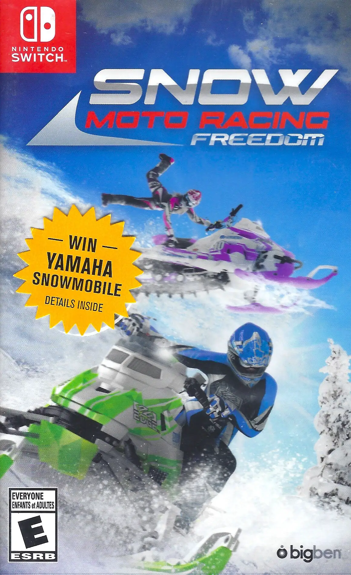 Capa de Snow Moto Racing Freedom
