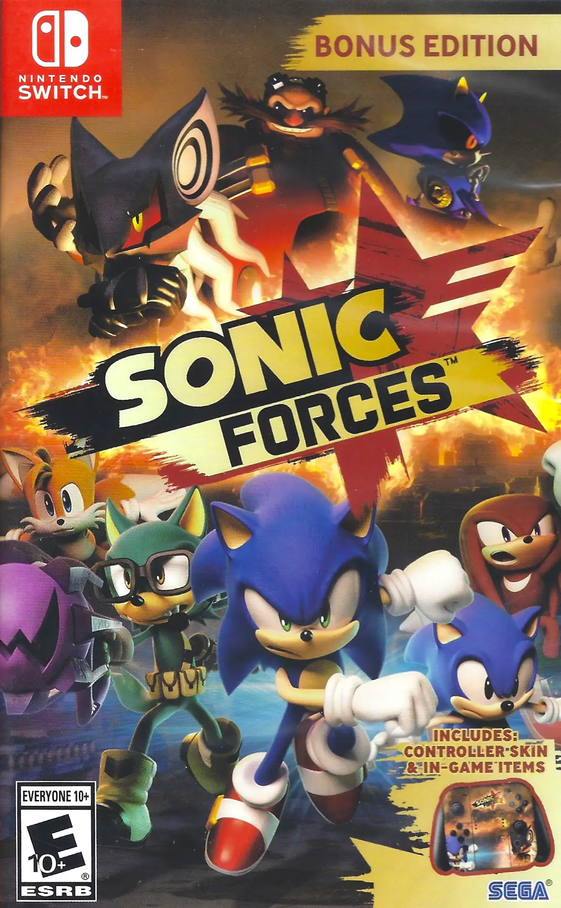 Capa de Sonic Forces Bonus Edition