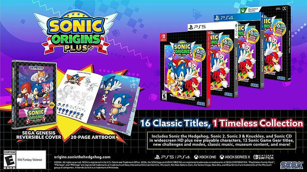 Capa de Sonic Origins Plus [Artbook Edition]