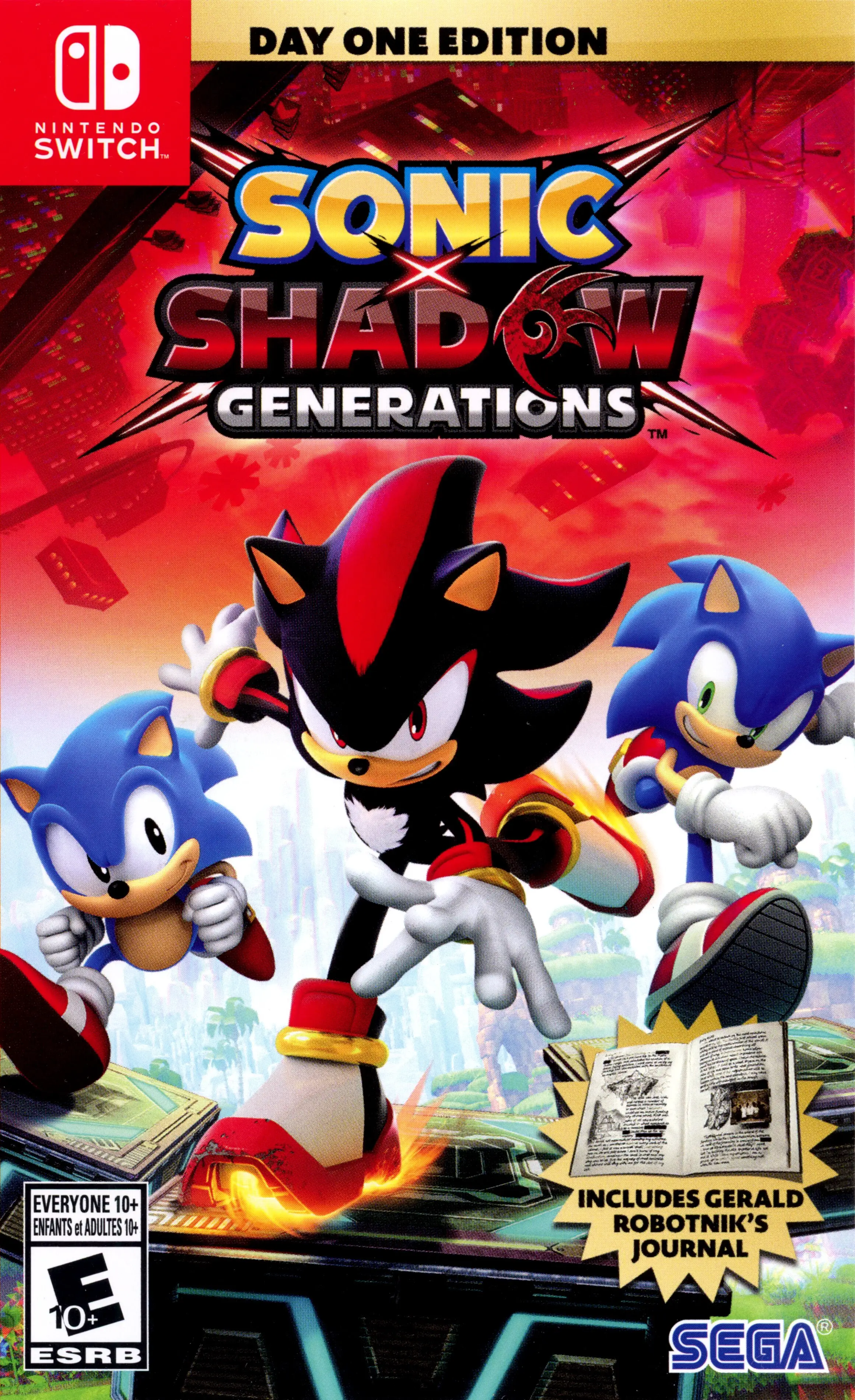 Capa de Sonic X Shadow Generations [Day One Edition]