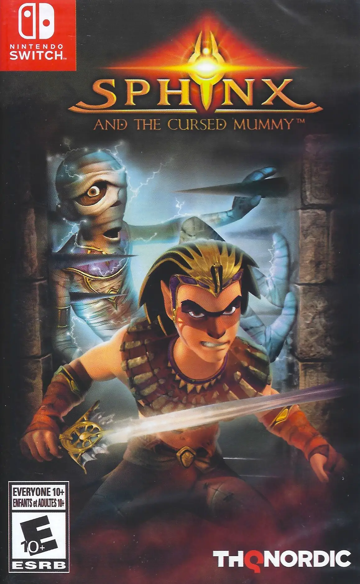 Capa de Sphinx and the Cursed Mummy
