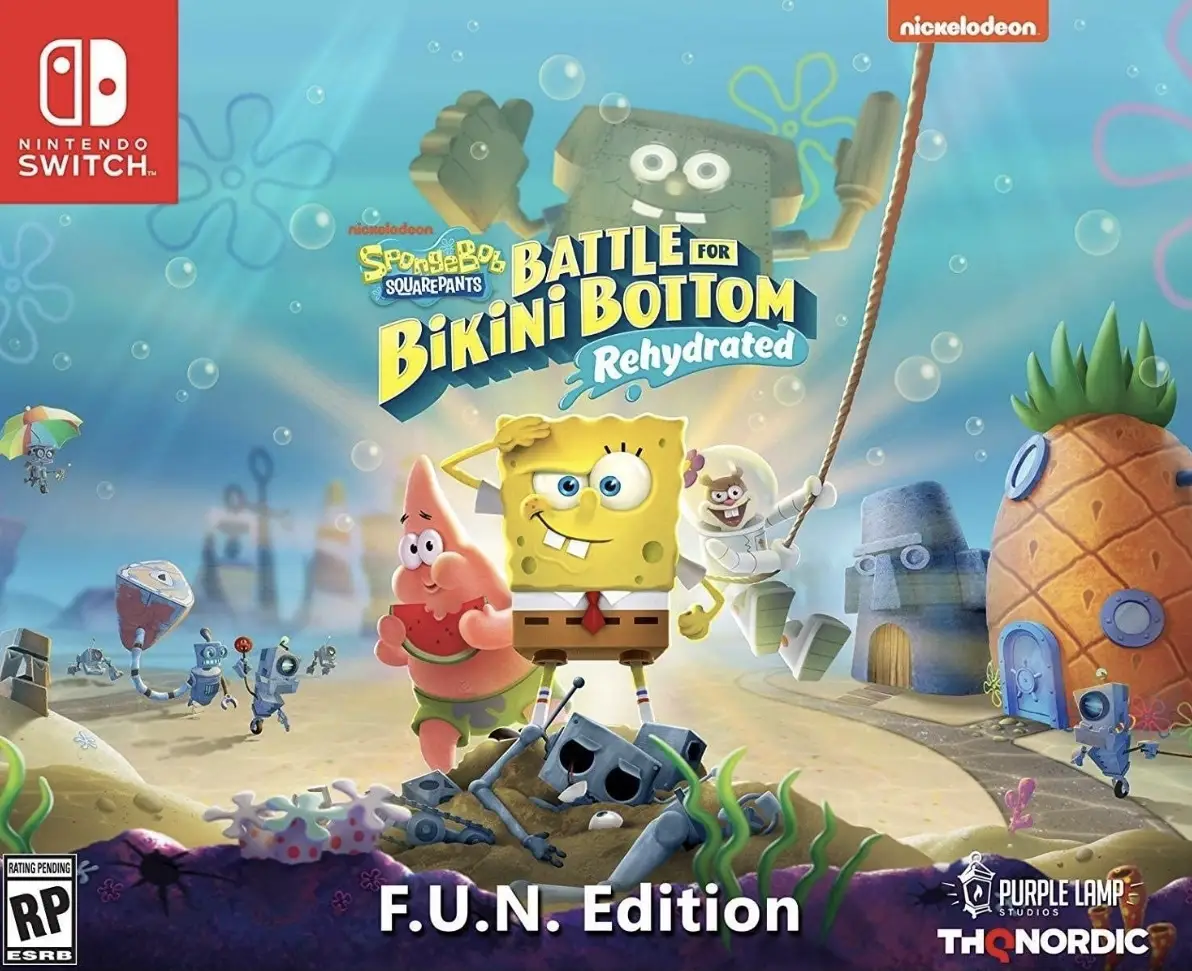 Capa de SpongeBob SquarePants: Battle for Bikini Bottom Rehydrated [F.U.N. Edition]