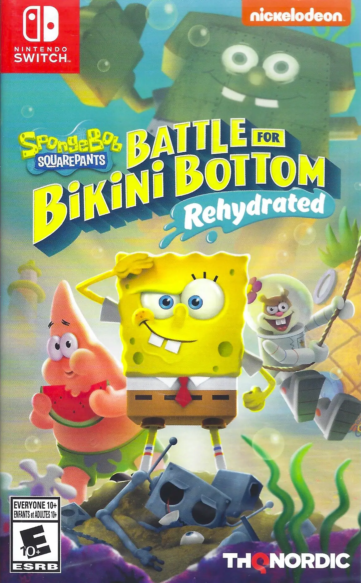 Capa de SpongeBob SquarePants: Battle for Bikini Bottom Rehydrated