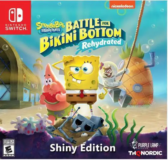 Capa de SpongeBob SquarePants: Battle for Bikini Bottom Rehydrated [Shiny Edition]