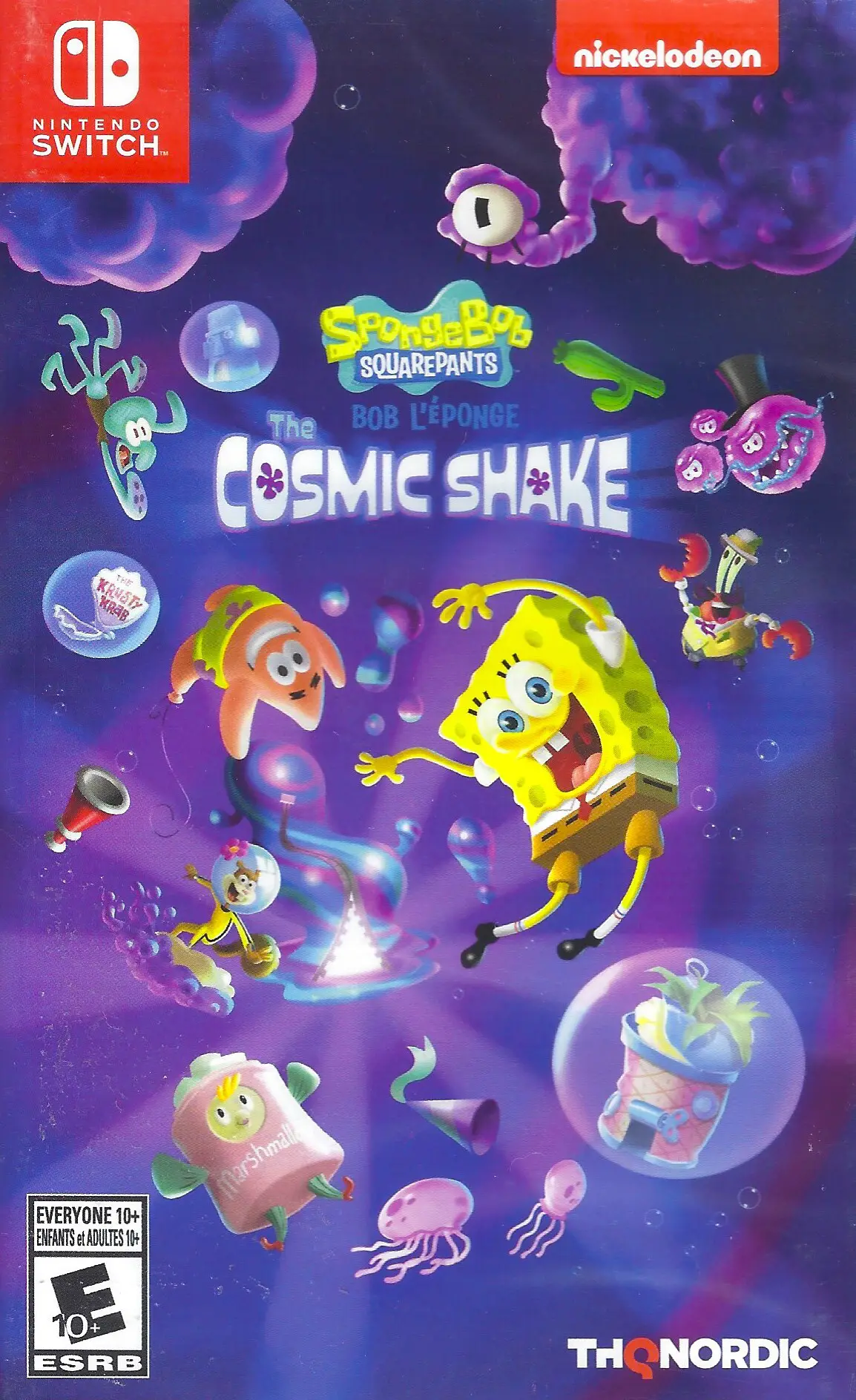Capa de SpongeBob SquarePants: The Cosmic Shake