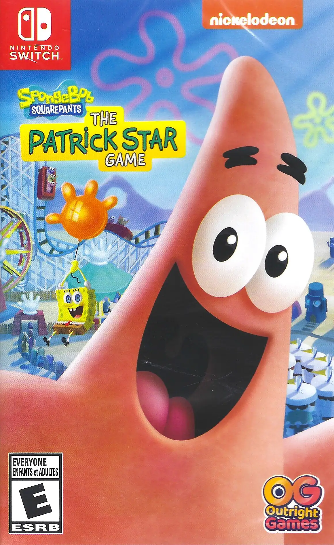 Capa de SpongeBob SquarePants: The Patrick Star Game