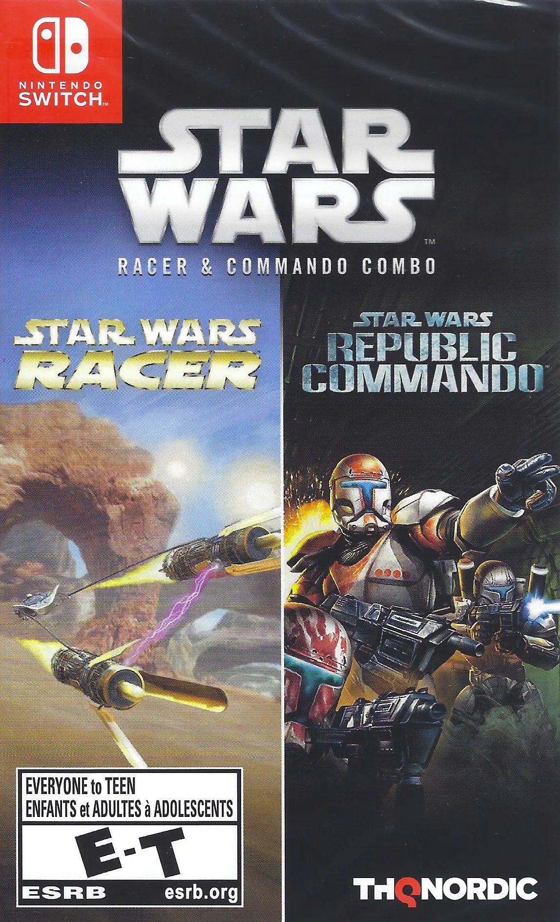 Capa de Star Wars Racer & Commando Combo
