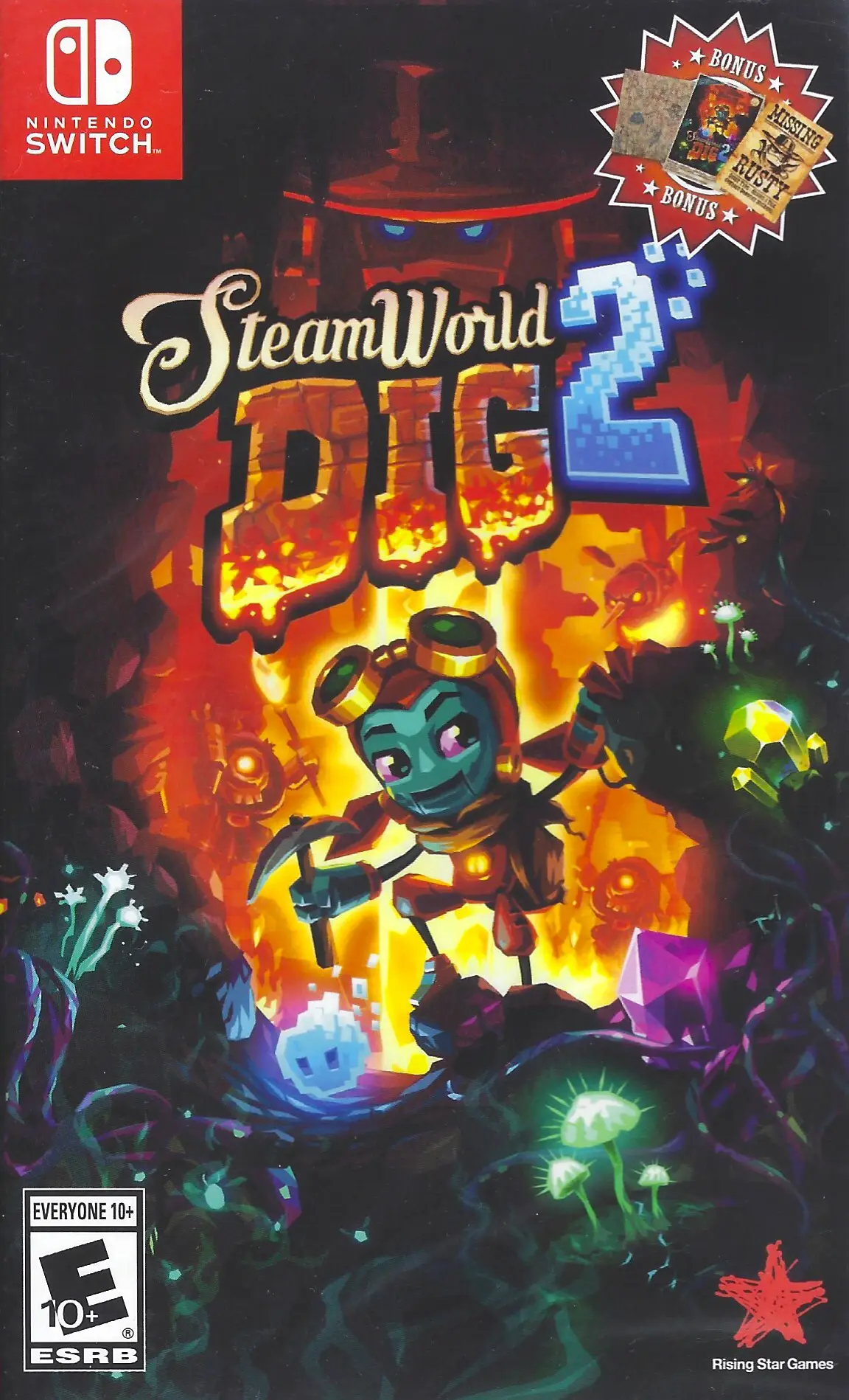 Capa de SteamWorld Dig 2
