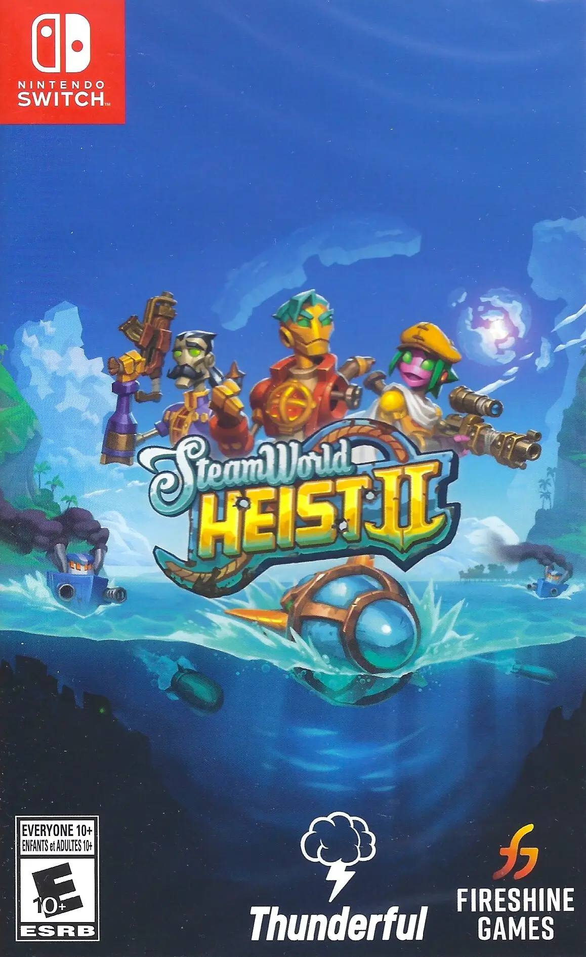 Capa de SteamWorld Heist II