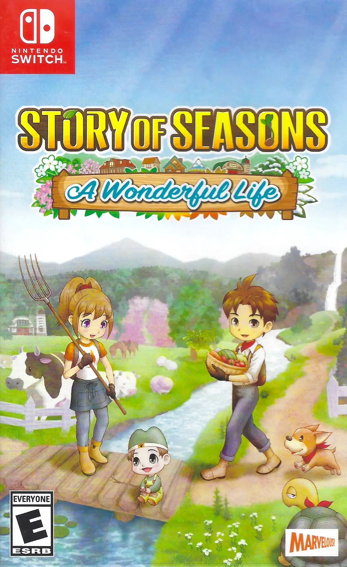 Capa de Story of Seasons: A Wonderful Life