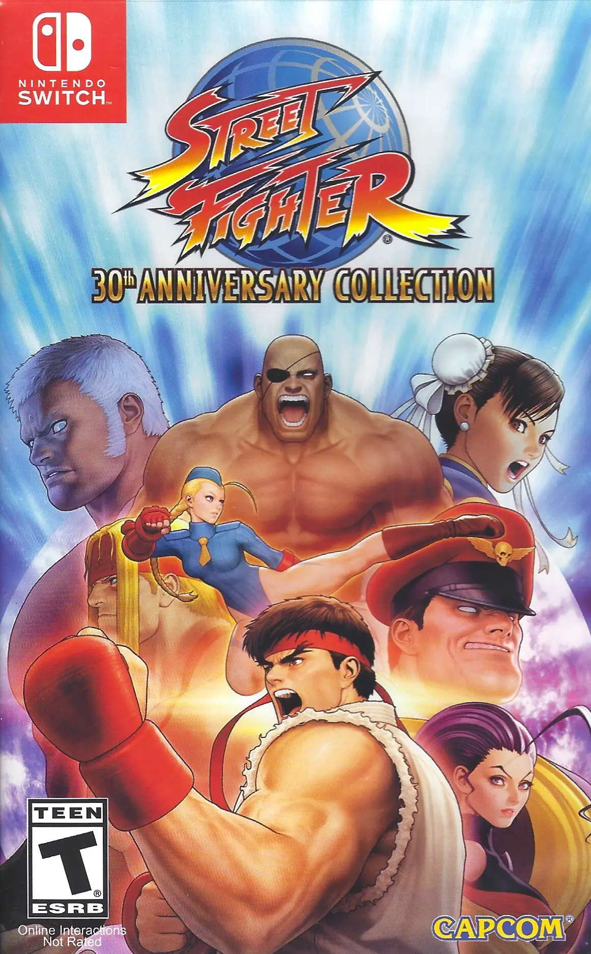 Capa de Street Fighter 30th Anniversary Collection