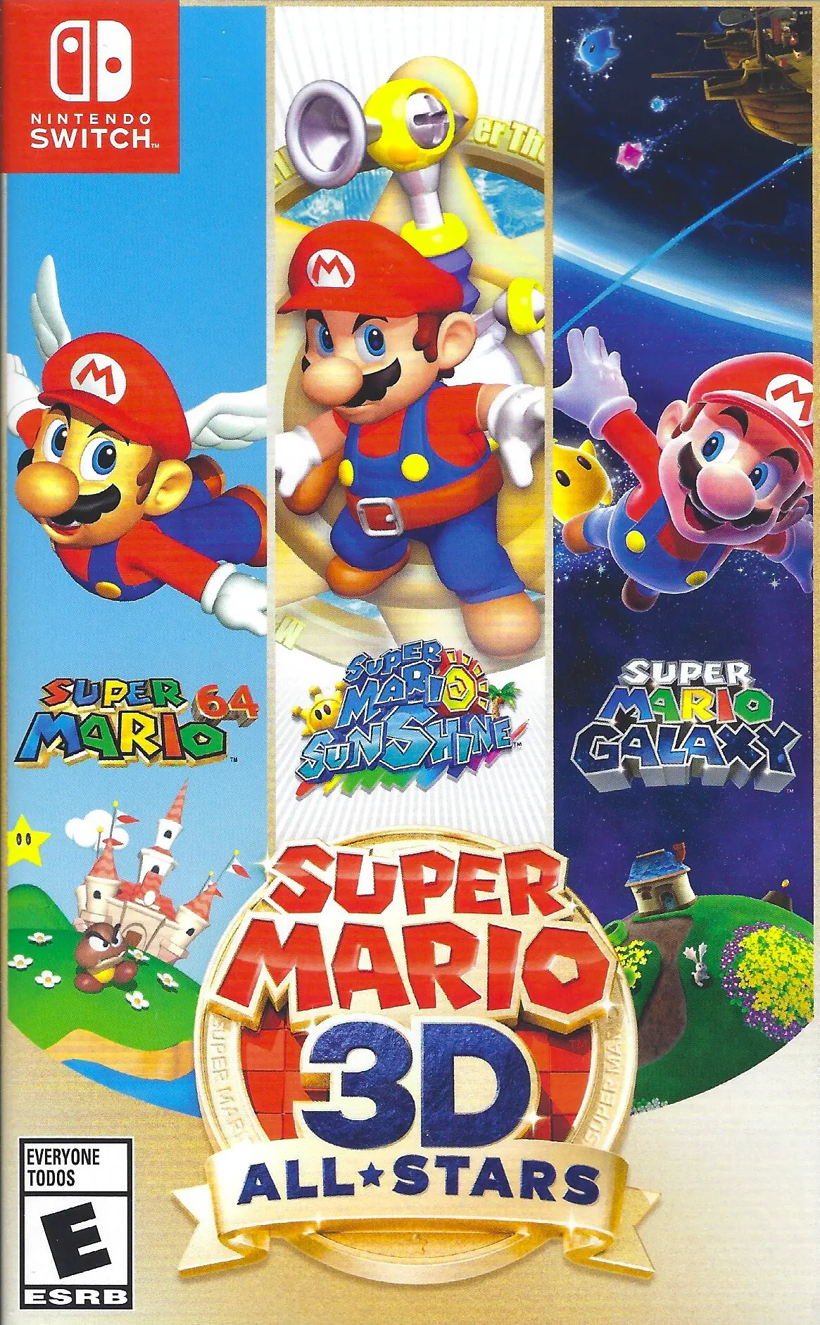 Capa de Super Mario 3D All-Stars