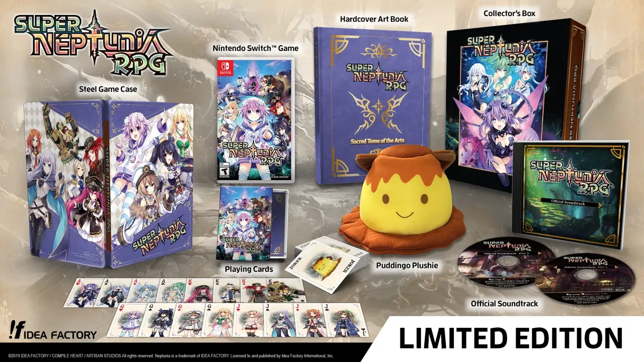 Capa de Super Neptunia RPG Limited Edition