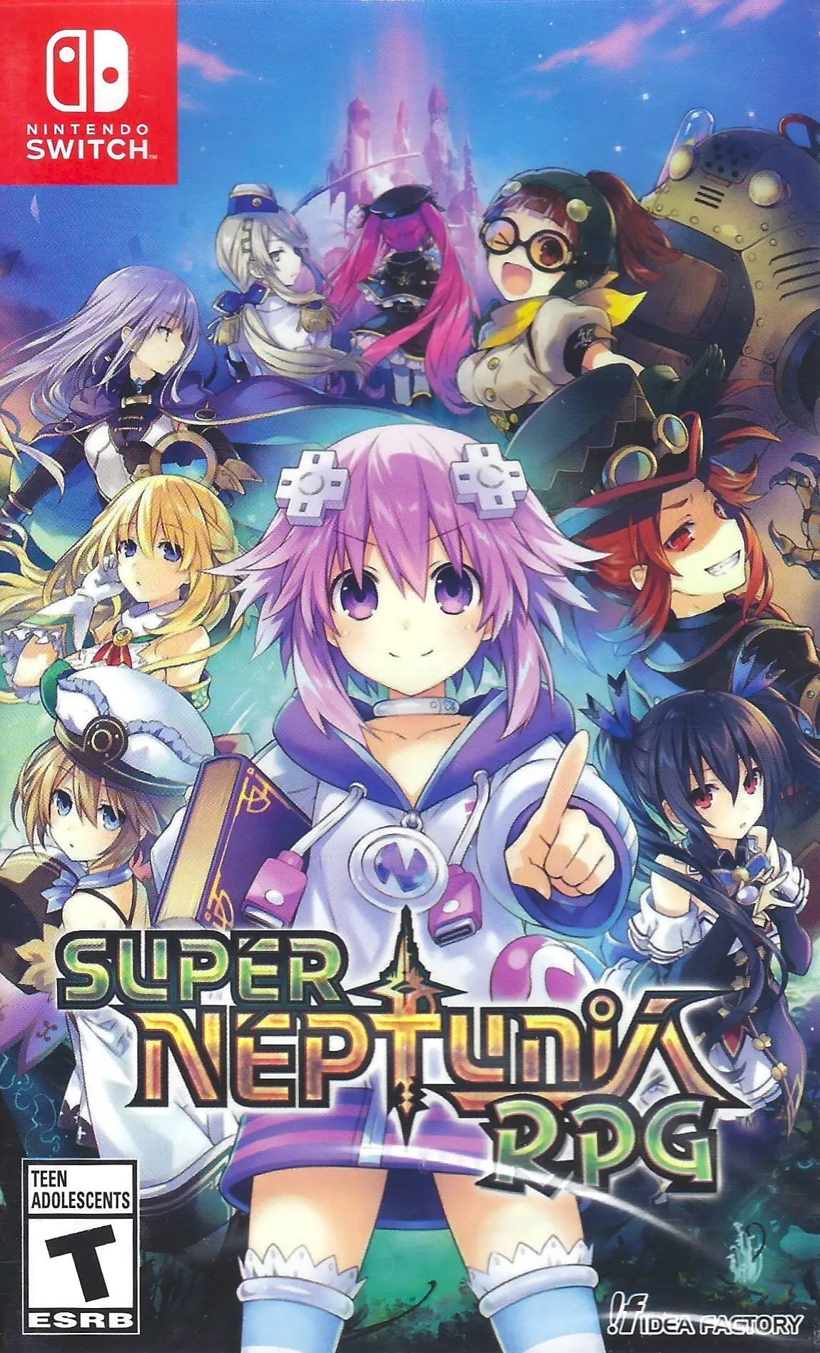 Capa de Super Neptunia RPG