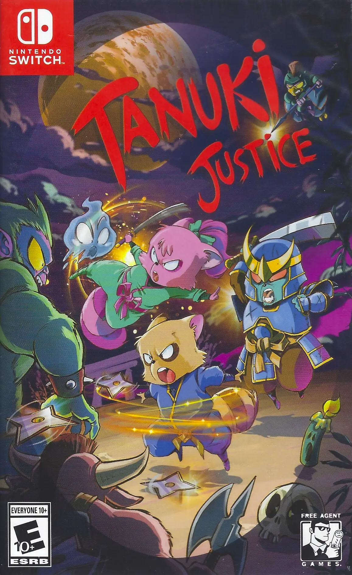 Capa de Tanuki Justice