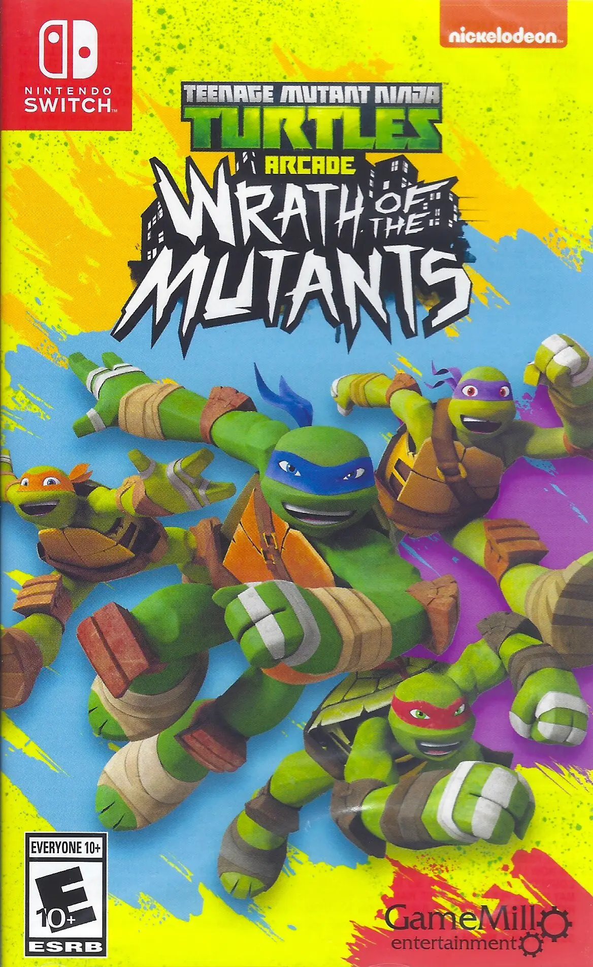Capa de Teenage Mutant Ninja Turtles Arcade: Wrath of the Mutants