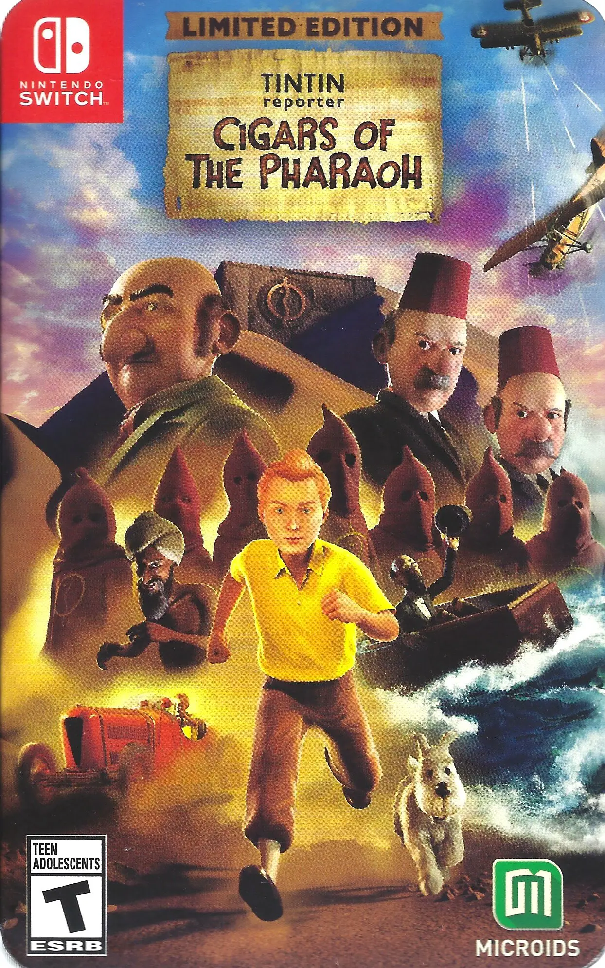 Capa de TINTIN Reporter: Cigars of the Pharaoh [Limited Edition]