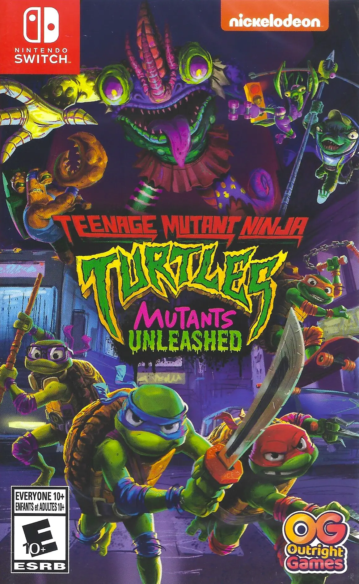 Capa de TMNT: Mutants Unleashed